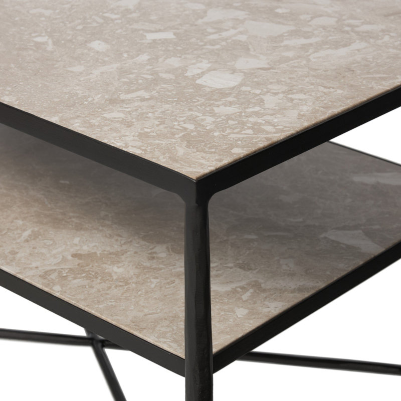 Babylon Nightstand-Lunar Marble
