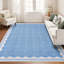Tapis moderne à bordure moderne Tapis festonné contemporain Tapis lavable Tapis antidérapant Tapis décoratif minimaliste pour la décoration intérieure-69653298-80171375