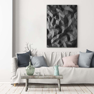 Abstract 3D Background - Wrapped Canvas Print