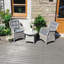 Spaldings 2 Seater Bistro Set with Cushions
