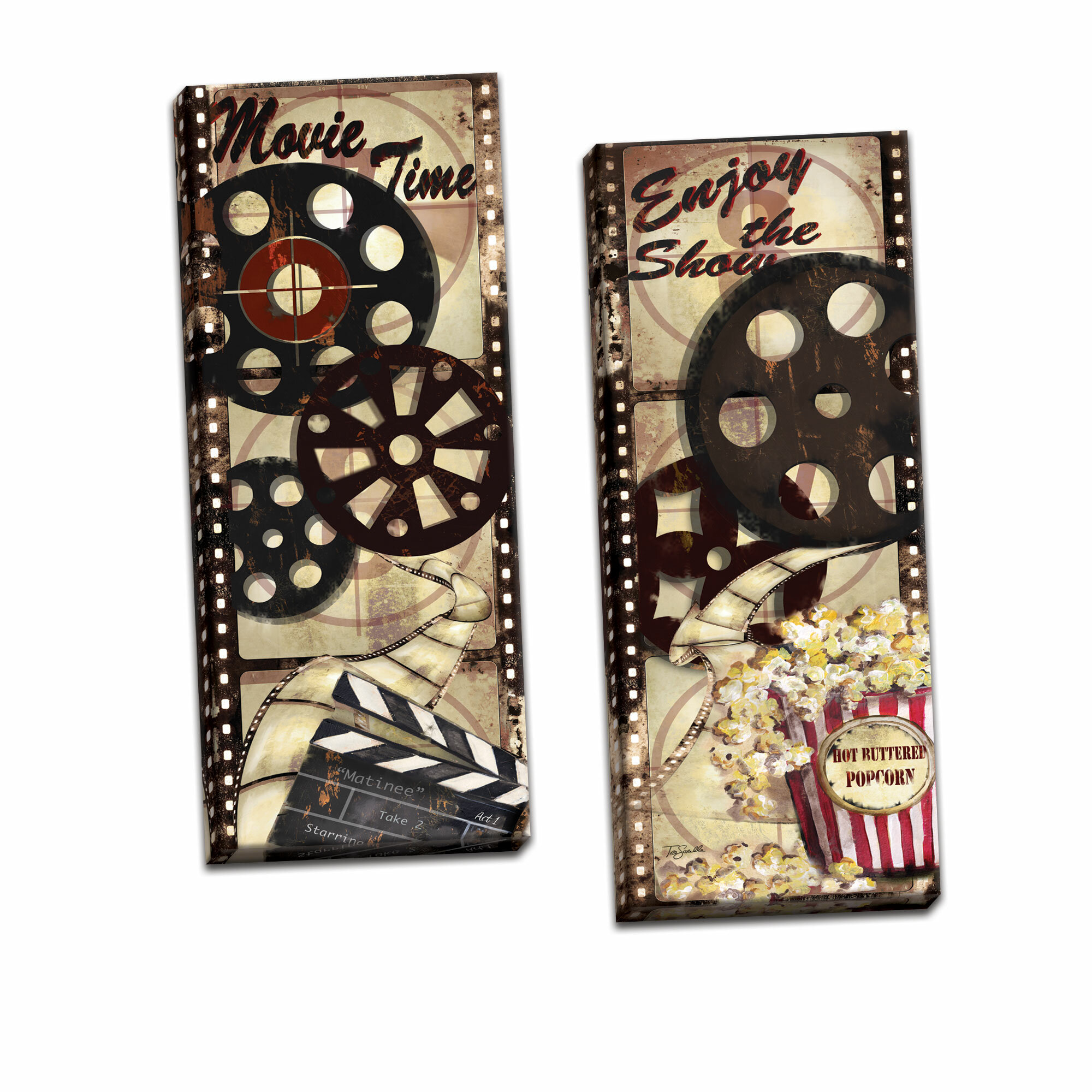 Movie Reels Wall Decor