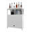 White Large Capacity Bamboo Storage Cabinet Furniture For Bathroom Living Room Bathroom Bamboo Storage Cabinet With Shelves-515456971