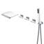 Robinet de baignoire romaine à fixation murale à trois poignées s2129xw-2140-2150-64374487