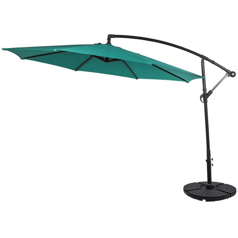 Base de parasol autoportante en plastique 4 pièces Ellmann Sundale