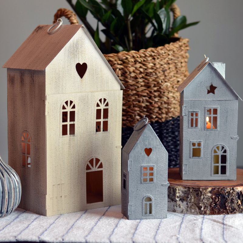 Ensemble de lanternes de table 3 pièces Village House