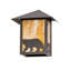 9" Wide Seneca Lone Bear Left Wall Sconce