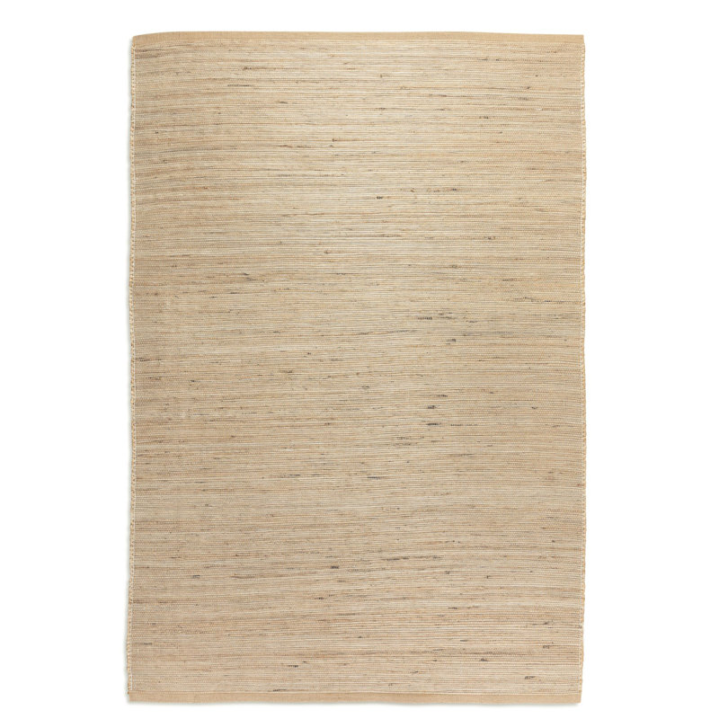 Hand Woven Beige Indoor Rug, Rectangle 60cm x 90cm