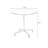 Walnut&Silver Round Solid Wood Dining table-3166239