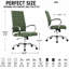 Fauteuil de direction en cuir Mulkey-178928228