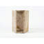 Luxury Pink Natural Marble Pedestal Table, Polished And Waterproof, 16cm Wide Drink Stand, High - Quality Stone,