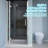 34-35.25" W X 72" H Pivot Frameless Swing Shower Glass Door With Clear Tempered Glass-101275316-101275318