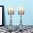Candle Holders For Pillar Candles, Vintage Tall Candle Stand Set Of 2, Decorative Table Centerpieces For Home Decor-1029811780