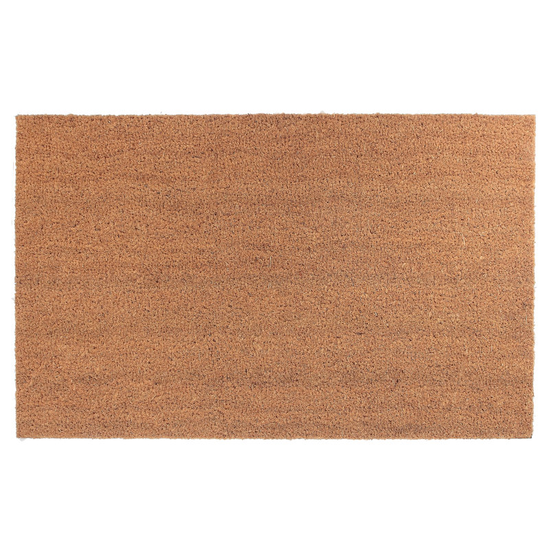 Paillasson Natural Coir avec support en vinyle, 12 po x 24 po, L 24 po x L 36 po