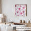 «Botanical Pink Dandelions VII», reproduction d'art moderne sans cadre-1891071277