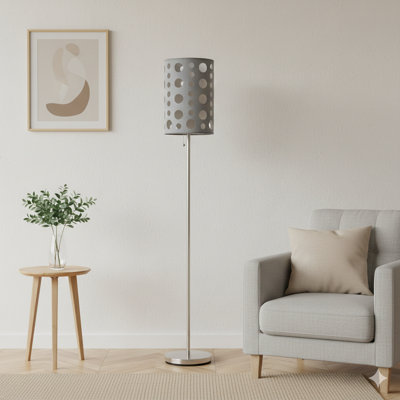 LAMPE RÉTRO 62 GRIS / BLANC