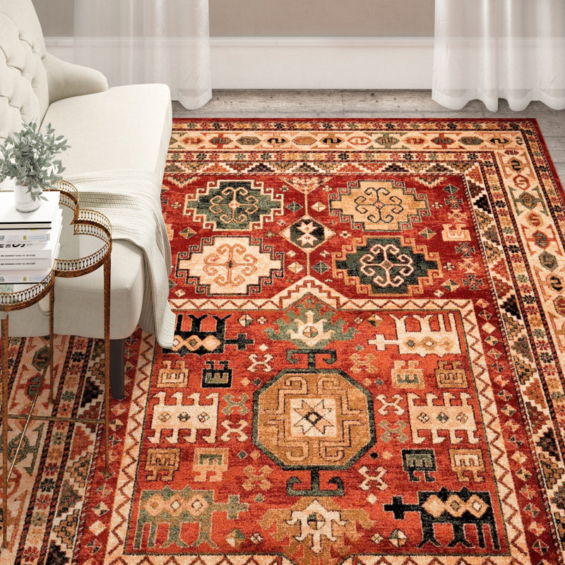 Abbeville Oriental Wool Area Rug, Rectangle 240 x 340cm