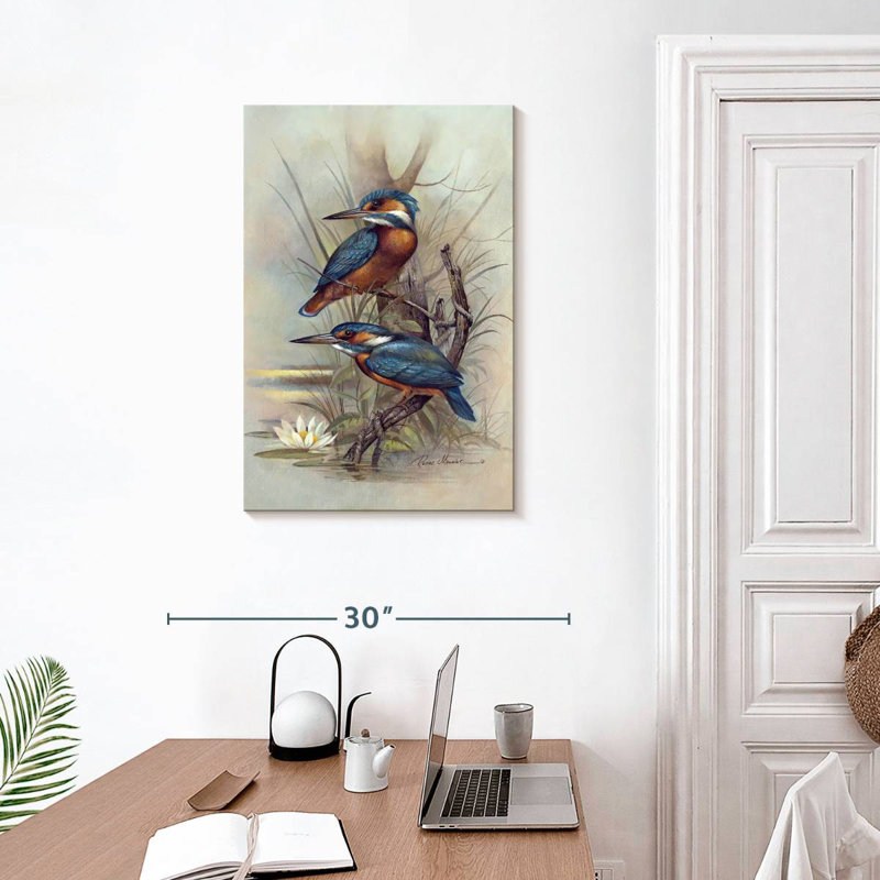 Brampt River Kingfisher, 30" H x 20" W