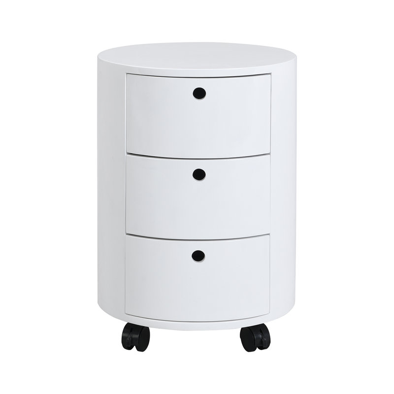 Reames 40cm W Bedside Table, White