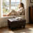 Faux Leather Ottoman-70231565