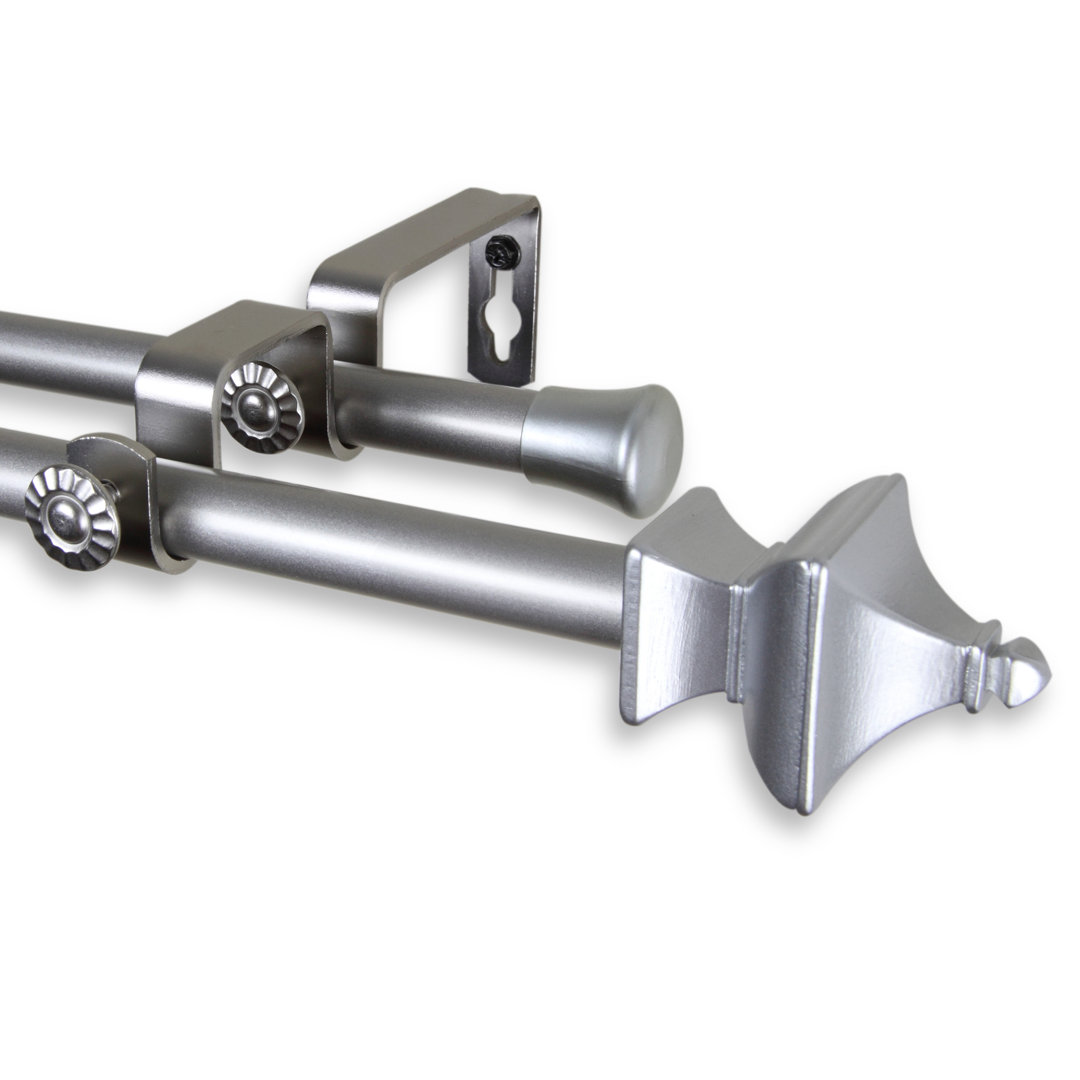 Esta Adjustable Double Curtain Rod Rod Desyne 
