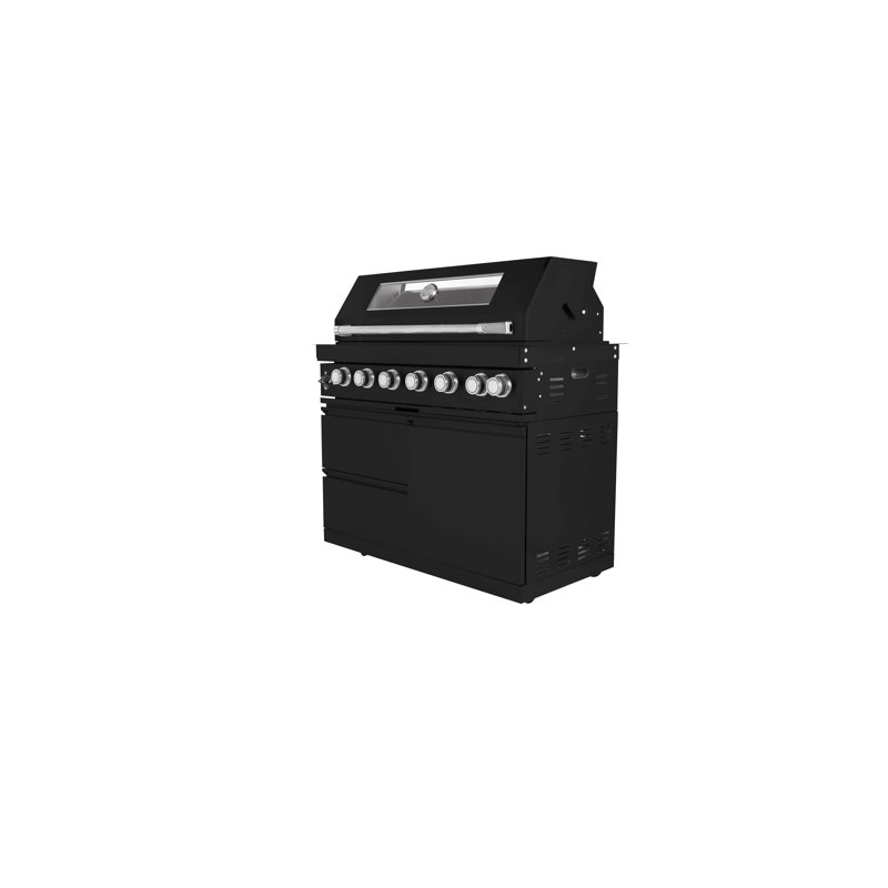 Six Burners Grill, Black