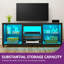  148 CM TV Unit, LED TV Stand Cabinet For 55/60 / 65 Inch Tvs With RGB Lights-994381800
