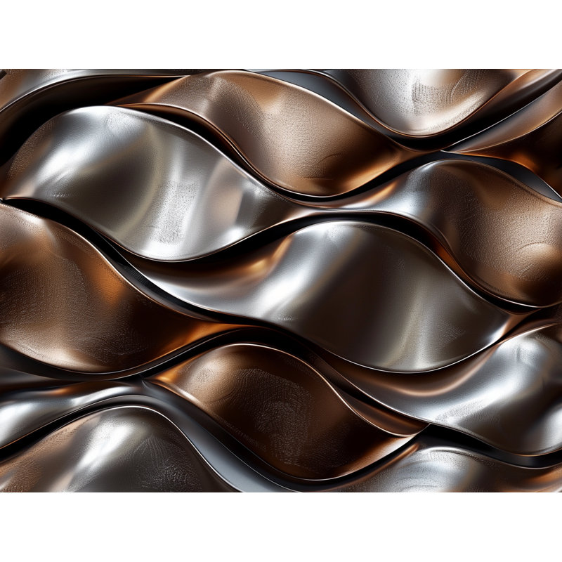 " Wavy Surface ", 12" H x 12" W x 3" D