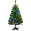 Grand arbre de Noël artificiel pré-éclairé-533103812