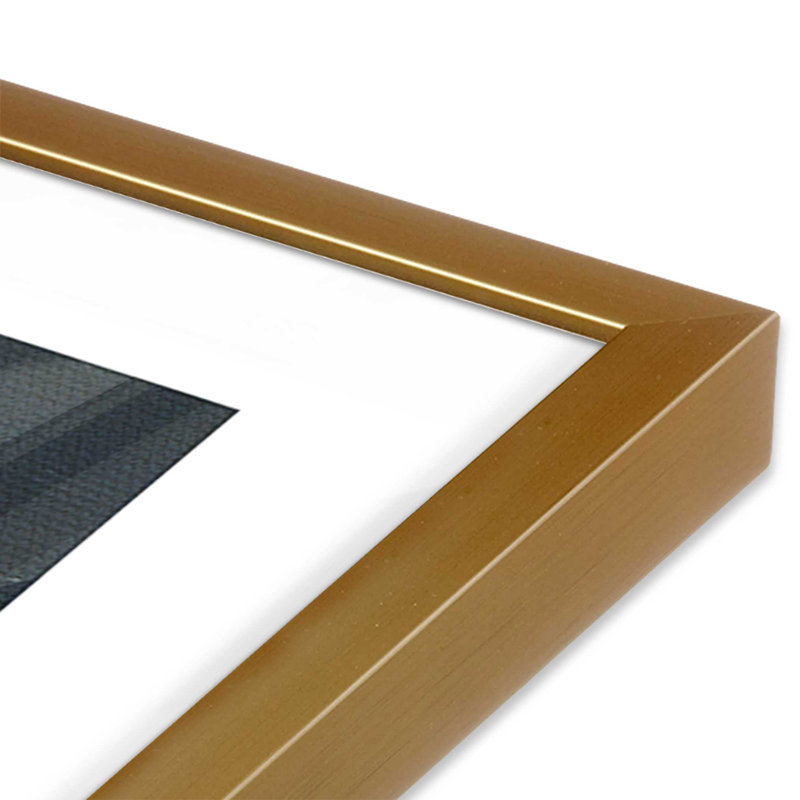 «Eclipsed Onyx Tangle I», reproduction sur toile, Cadre doré poli, H 13,75 po x l 13,75 po