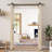 Assembled Solid Core Pine Wood Bi-Fold Door With Hardware Kit-112474387-112474390