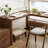 Walnut L-Shaped Solid Wood Writing desk