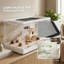 Cage de hamster empilable avec porte d'entrée, habitat ventilé pour hamsters nains, gerbes et souris