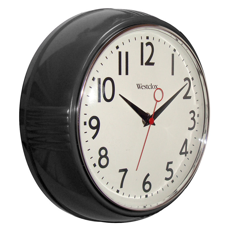 Fausley Wall Clock, Black