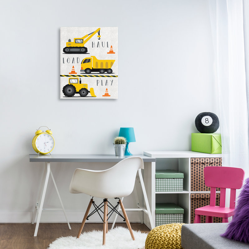 Toile de camions de transport Haul, conception par Elizabeth Tyndall, H 30 po x l 24 po