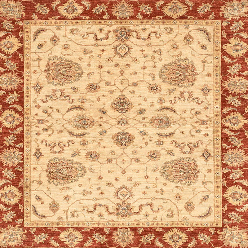 Abstract Indoor Rug, Square 8'