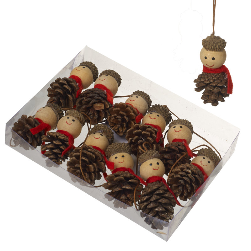 18cm Wood Hanging Figurine Ornament