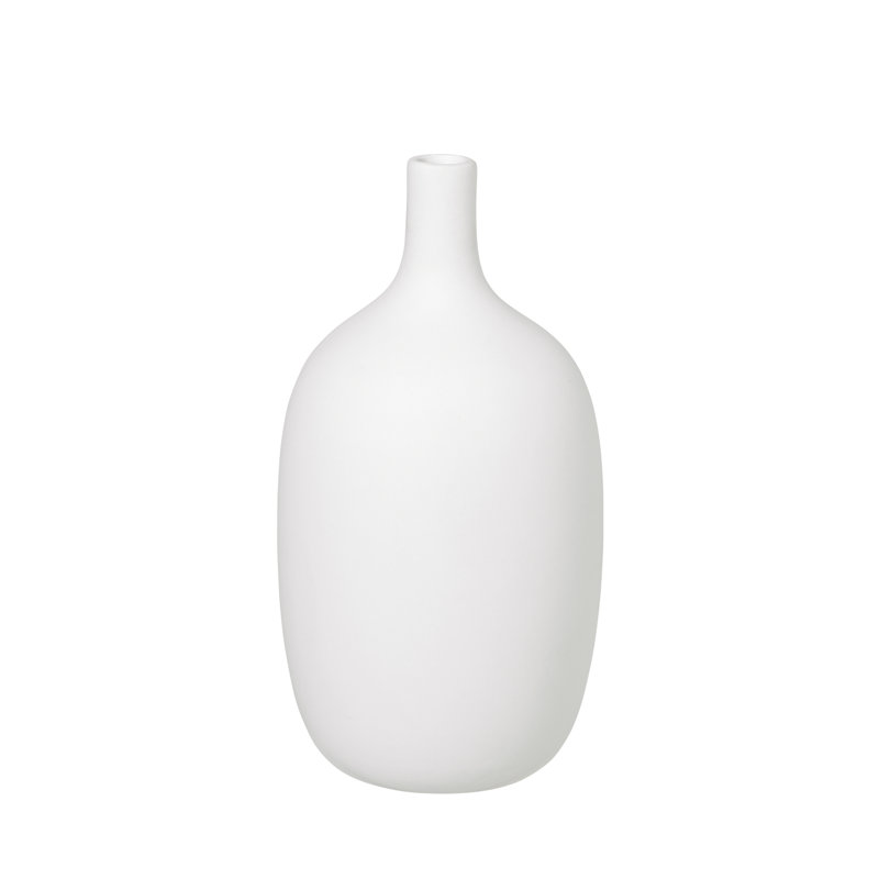 CEOLA Ceramic Table Vase 8.3'', White