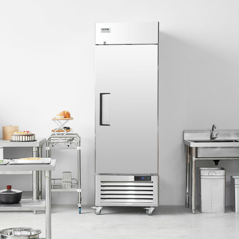 Stainless Steel 19.32 Cu.ft. Single Door Commercial Refrigerator