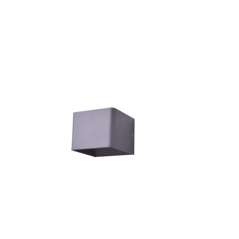 Sabiha    Aluminium LED Flush Mounted Sconce, Grey
