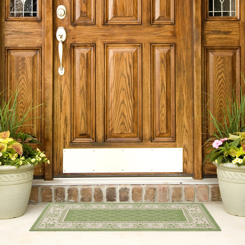 Bordeaux Oriental Green Indoor / Outdoor Area Indoor/Outdoor Area Rug, Runner 2'3" x 6'7"