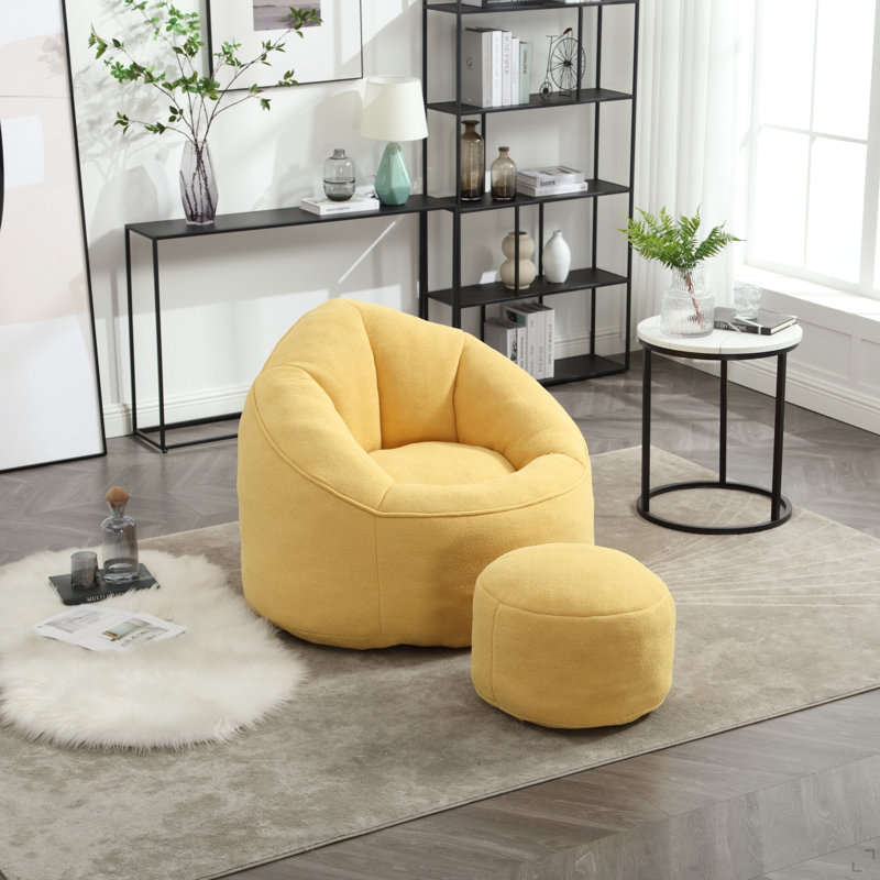 Fauteuil à billes Bedding, Yellow