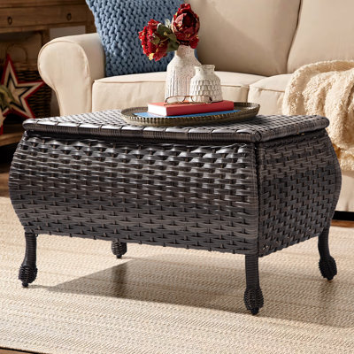 Table basse d'extérieur avec rangement Dejiah