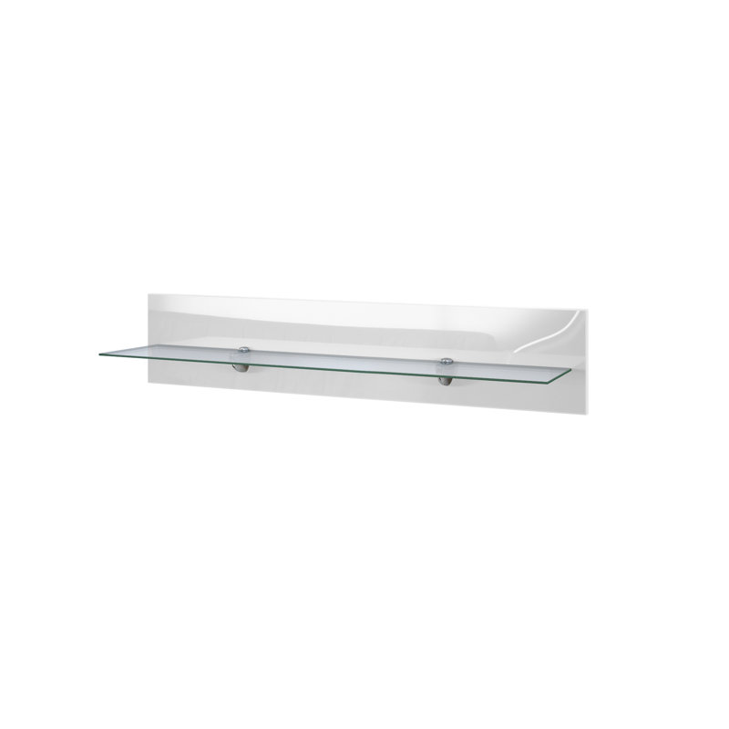 Mccloskey Floating Shelf, 20cm H x 146cm W x 19cm D, White