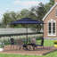 Ensemble repas 4 personnes avec parasol Leonard-81123673