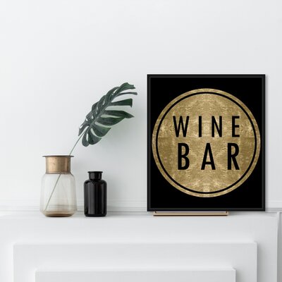 Drinks And Spirits Vintage Winebar - Graphic Art Print on Canvas -  Art Remedy, 20417_16x20_CANV_BFL