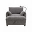 Fauteuil en chenille avec repose-pieds-991198265