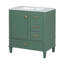 Meuble-lavabo simple 30 po avec comptoir Sherial