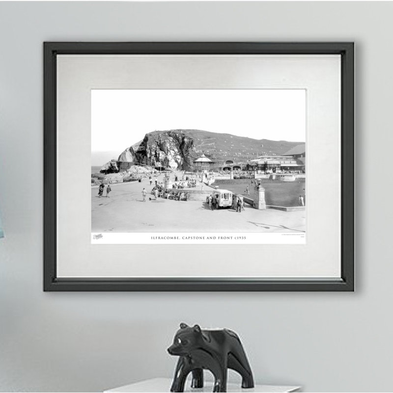 Ilfracombe, Capstone And Front C1935 - Single Picture Frame Print, 28cm H x 36cm W x 2.3cm D