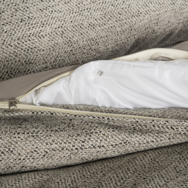 Adventure Tweed Duvet Cover & Insert Set, Full Duvet Cover & Insert +2 Shams +2 Pillows, Black