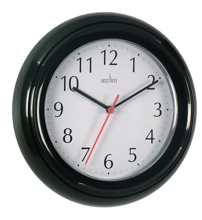 Wycombe Wall Clock, Black